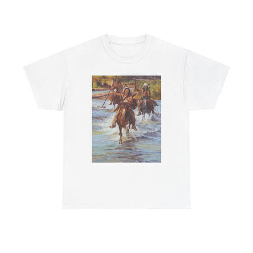 Steve Lang - Riding to Honor (Native Americans in Art) T-Shirt