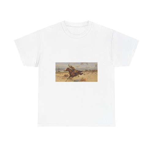 Lone Wolf Hansen Pony Express (Native Americans in Art) T-Shirt