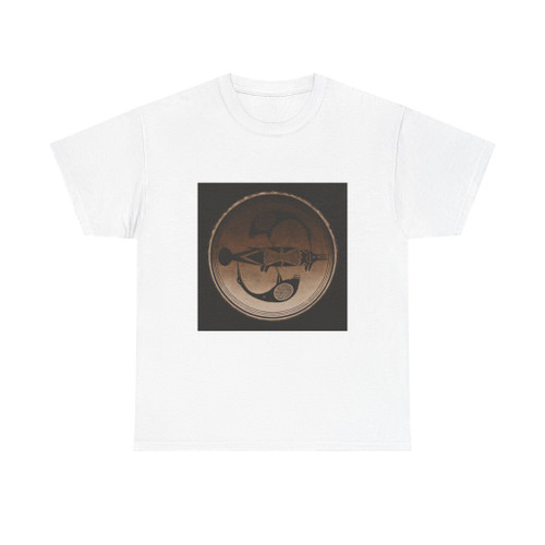 Rock Newcomb - Mimbres Burial Bowl (Native Americans in Art) T-Shirt