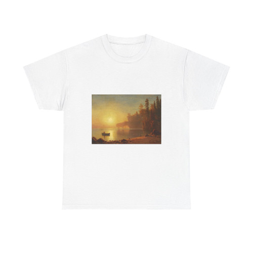 Albert Bierstadt - Indian Canoe (Native Americans in Art) T-Shirt