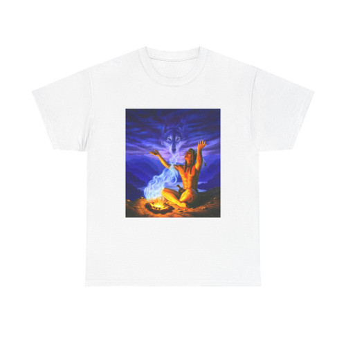 Andrew Farley - Indian Wolf Spirit (Native Americans in Art) T-Shirt