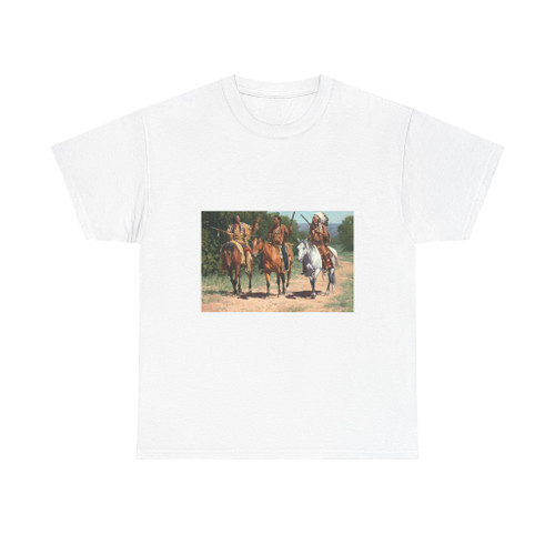 David Mann, Before The Little Bighorn (Native Americans in Art) T-Shirt