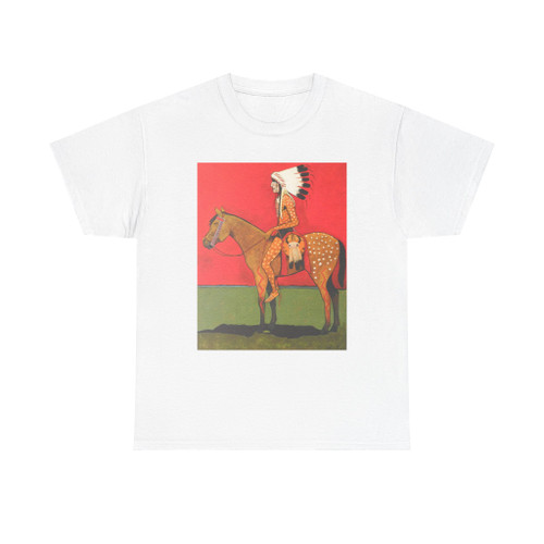 Red Star, Kevin - Big Hail Storm (Native Americans in Art) T-Shirt