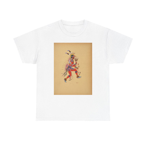 Mopope, Stephen (Painted Robe, Qued Koi) Flute Player (Native Americans in Art) T-Shirt