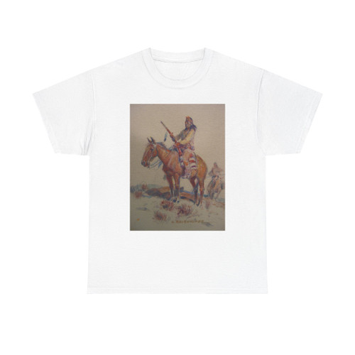 Nick Eggenhofer, Two Indians with Rifles (Native Americans in Art) T-Shirt
