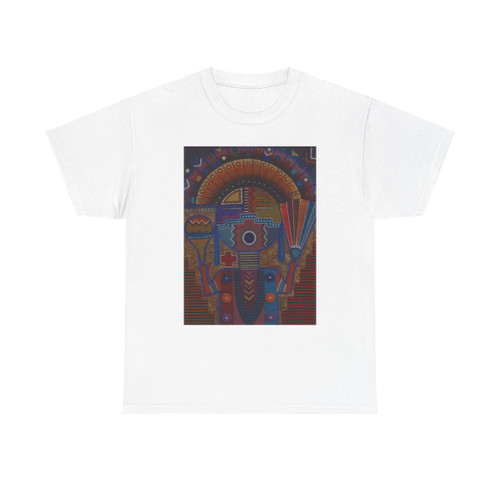 WB Franklin - Untitled Collage of Navajo Yei Mask (Native Americans in Art) T-Shirt