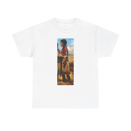 Meadow Gist - The New Fan detail 4 (Native Americans in Art) T-Shirt