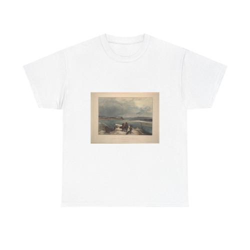 Karl Bodmer - Fort Clack on the Missouri february 1834 (Native Americans in Art) T-Shirt