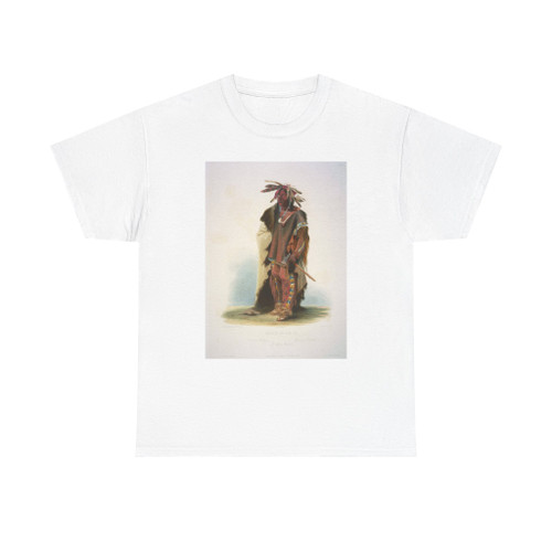 Karl Bodmer - Wahk-ta-Ge-Li. A Sioux Warrior (1) (Native Americans in Art) T-Shirt
