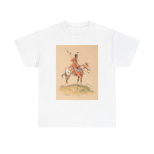 Olaf Wieghorst Keeping Watch (Native Americans in Art) T-Shirt