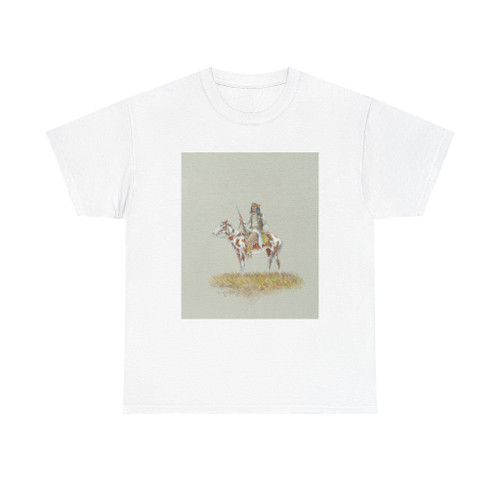 Olaf Wieghorst The Lookout (Native Americans in Art) T-Shirt