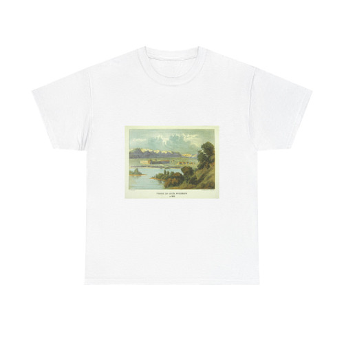 Henry Lewis - Prairie du Chien, Wisconsin, in 1830 (Native Americans in Art) T-Shirt