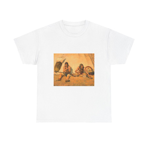 Frank Hagel - Pipes in the Morning Sun, 1993 (Native Americans in Art) T-Shirt