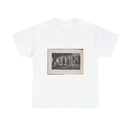 Herriot 1807-Costume of Domiciliated Indians of North Amer (Native Americans in Art) T-Shirt