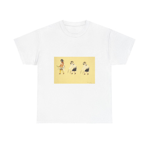 Roybal, Alfonso, (Awa Tsireh) - Hunting Priest and Mountain Sheep Dancers (Native Americans in Art) T-Shirt