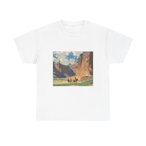 Edgar Payne Indians Riding Through The Canyon De Chelly (Native Americans in Art) T-Shirt
