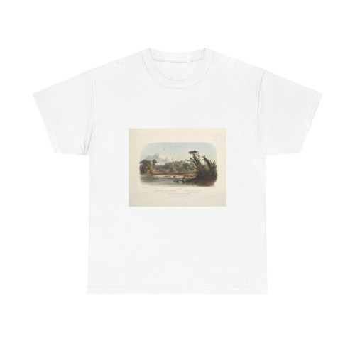 Punca or Ponca indians encamped on the banks of the Missouri (Native Americans in Art) T-Shirt