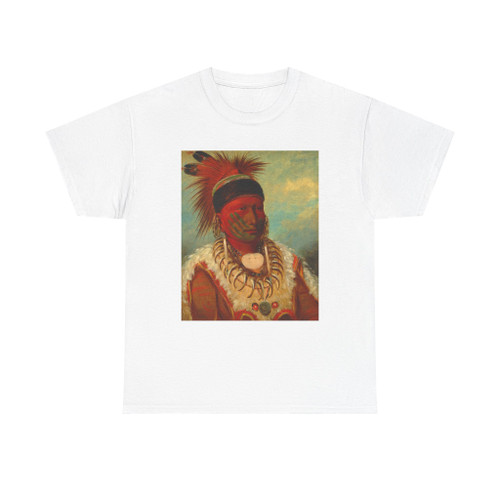 George Catlin - The White Cloud, Head Chief of the Iowas (1844-45) (Native Americans in Art) T-Shirt