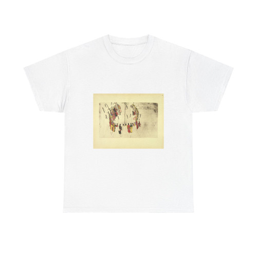Bad Heart Bull, Amos (Tatanka Cante Sice) Scalp Dance or Victory Dance (Native Americans in Art) T-Shirt