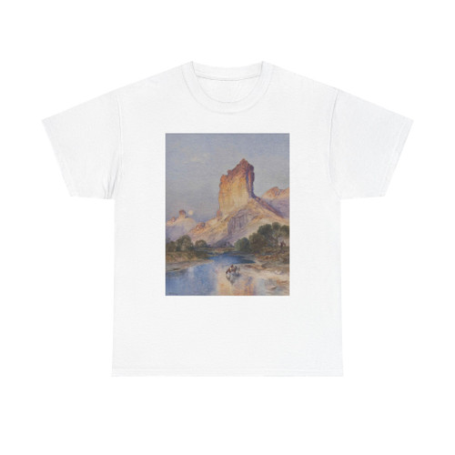 Thomas Moran - Cliffs of Green River, Wyoming Territory, 1883 (Native Americans in Art) T-Shirt