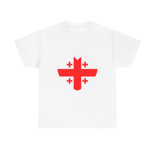 Heart Flag of Georgia - T-Shirt