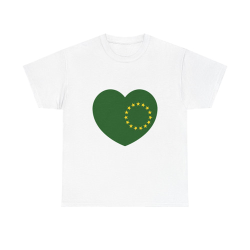 Heart Flag of the Cook Islands 1973-1979 - T-Shirt