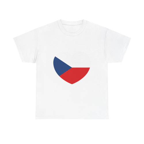 Heart Flag of the Czech Republic - T-Shirt
