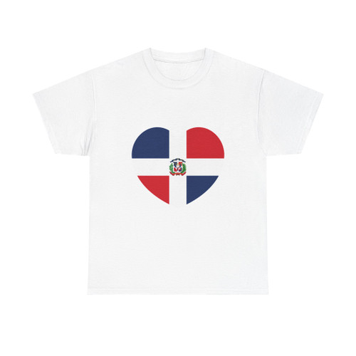 Heart Flag of the Dominican Republic - T-Shirt