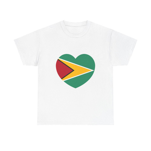 Heart Flag of Guyana - T-Shirt