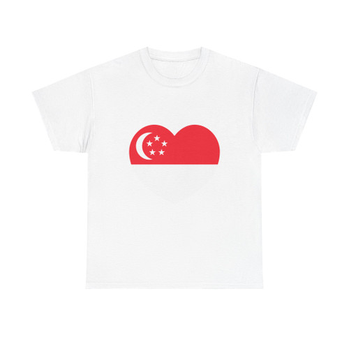 Heart Flag of Singapore - T-Shirt