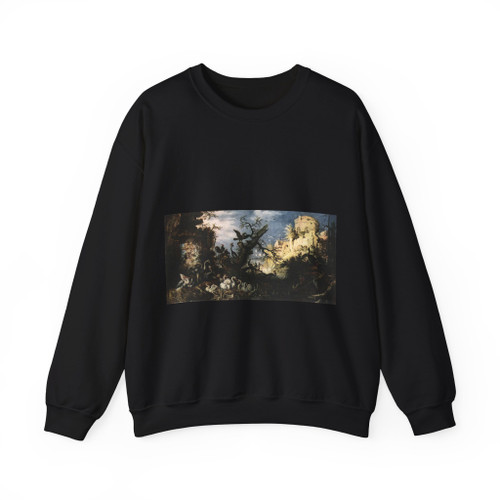 SAVERY, Roelandt - Landscape with Birds2 (Artwork) Crewneck Sweatshirt