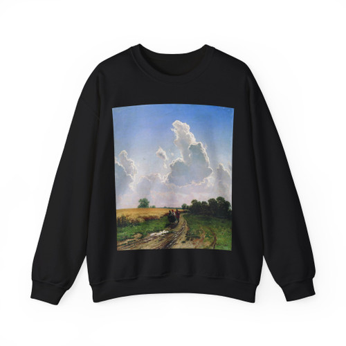 SHISKIN, Ivan Ivanovich - Noon. Etude 1886 (Artwork) Crewneck Sweatshirt
