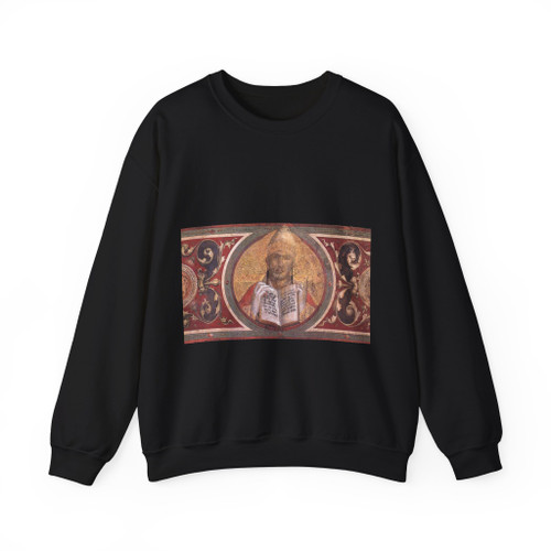 SIMONE MARTINI - Maesta (detail of the medallions) (Artwork) Crewneck Sweatshirt