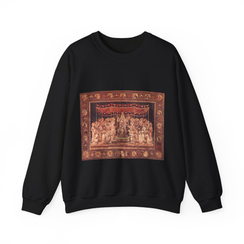 SIMONE MARTINI - Maesta (Madonna with Angels and Saints)2 (Artwork) Crewneck Sweatshirt