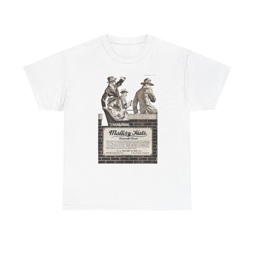 Mallory Hats ad, The Saturday Evening Post, September 8, 1917 - T-Shirt