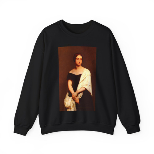 SCHEFFER, Ary - Portrait de Mme Frederick Kent (Artwork) Crewneck Sweatshirt