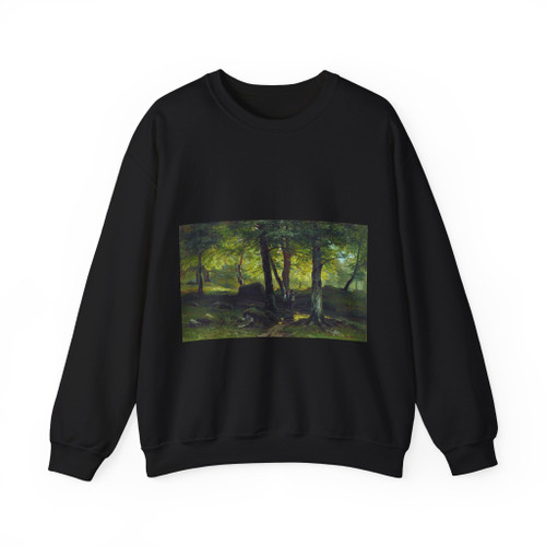 SHISKIN, Ivan Ivanovich - In the Grove 1865 (Artwork) Crewneck Sweatshirt