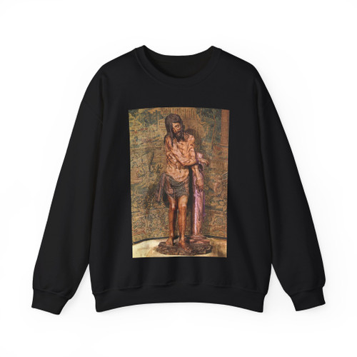 SILOE, Diego de - Christ at the Column (Artwork) Crewneck Sweatshirt
