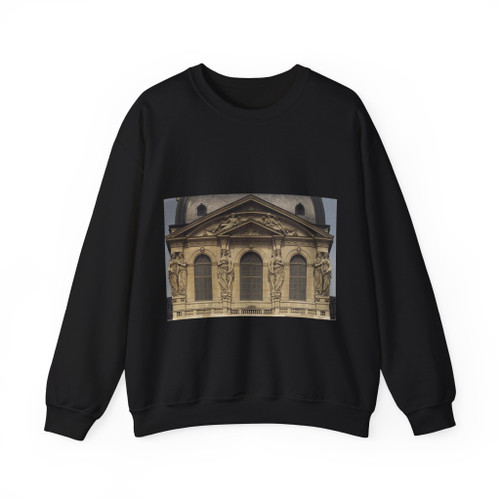 SARAZIN, Jacques - Caryatides on the Pavillon de l'Horloge (Artwork) Crewneck Sweatshirt