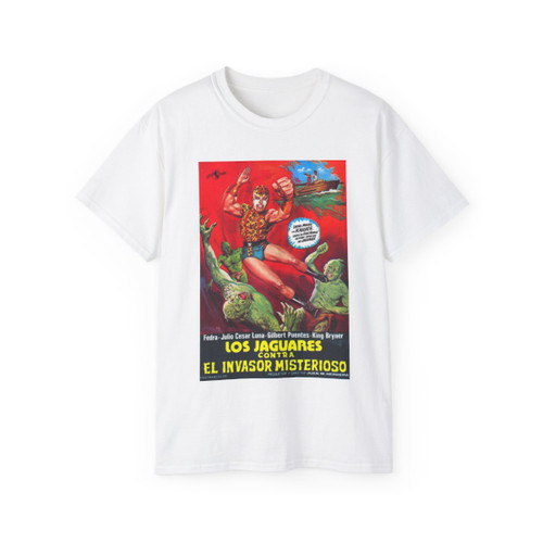 THE JAGUAR VS THE MYSTERIOUS INVADER 1975 Movie Poster - T-Shirt