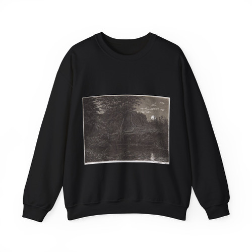 SHISKIN, Ivan Ivanovich - Bridge. 1873-1892 (Artwork) Crewneck Sweatshirt