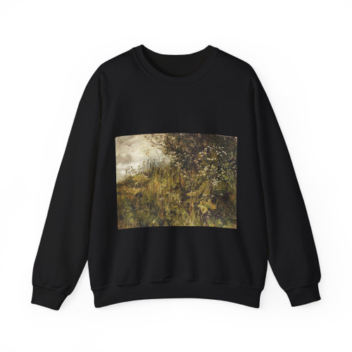 SHISKIN, Ivan Ivanovich - -Ground-grass. Etude (Artwork) Crewneck Sweatshirt