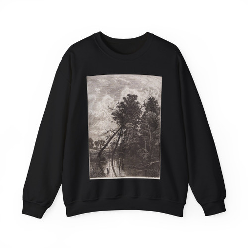 SHISKIN, Ivan Ivanovich - Swamp. 1892 (Artwork) Crewneck Sweatshirt