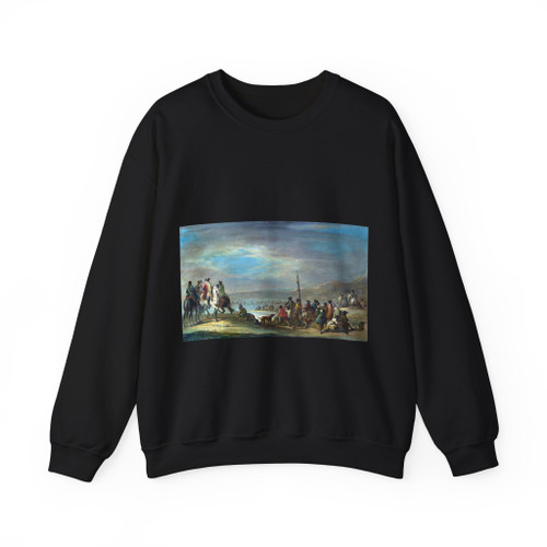 SIMONINI, Francesco - A Campaign Scene (Artwork) Crewneck Sweatshirt