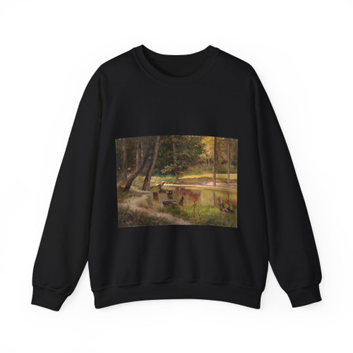 SHISKIN, Ivan Ivanovich - pond (Artwork) Crewneck Sweatshirt