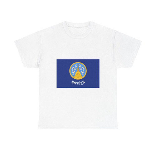 Flag of Nakhon Pathom Province Thailand - T-Shirt