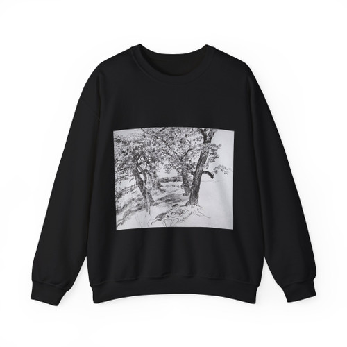 SHISKIN, Ivan Ivanovich - Trees 1870 (Artwork) Crewneck Sweatshirt
