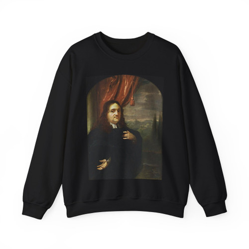 SCHALCKEN, Godfried - Portrait of Matthijs Pompe van Slingelandt (Artwork) Crewneck Sweatshirt