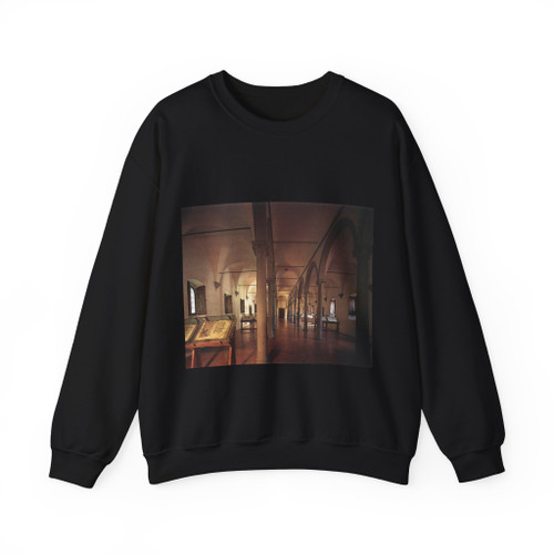 MICHELOZZO di Bartolomeo - Library (Artwork) Crewneck Sweatshirt