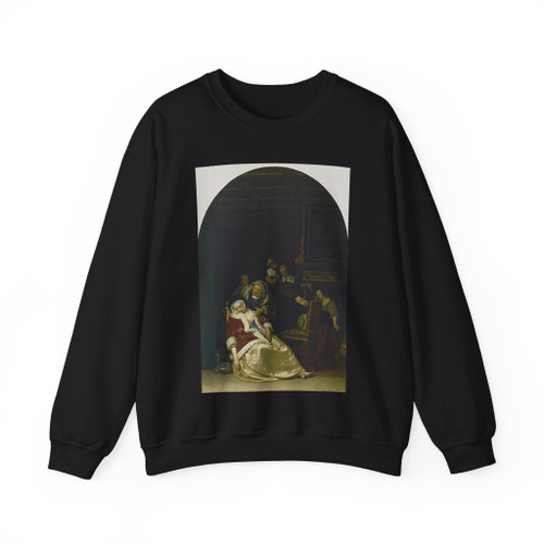 MIERIS, Frans van, the Elder - The Doctors Visit (Artwork) Crewneck Sweatshirt